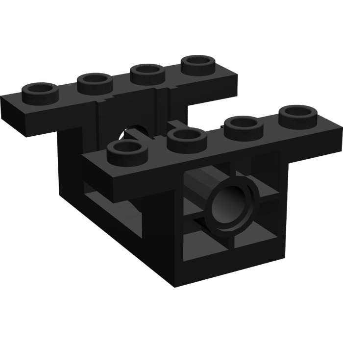 Lego 1x Technic Gearbox 4x4x1 2/3 6585 Black/Noir/Schwarz 