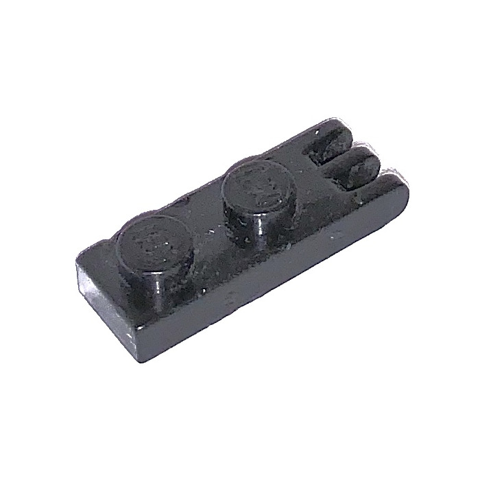 LEGO Black Hinge Plate 1 x 2 with 3 Stubs and Solid Studs (4275