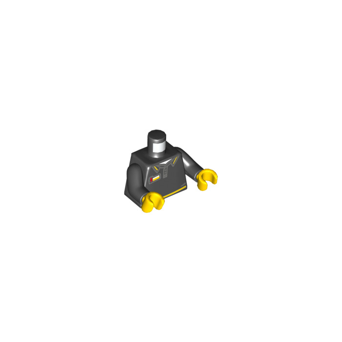 LEGO Black LEGO Store Employee Minifig Torso (76382) Comes In | Brick ...