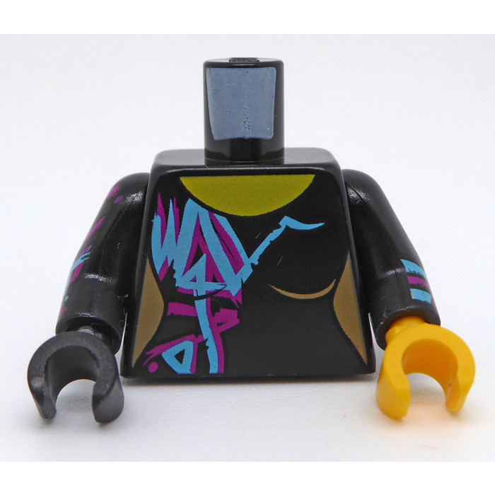 LEGO Black Lucy Wyldstyle Minifig Torso (76382) | Brick Owl - LEGO ...