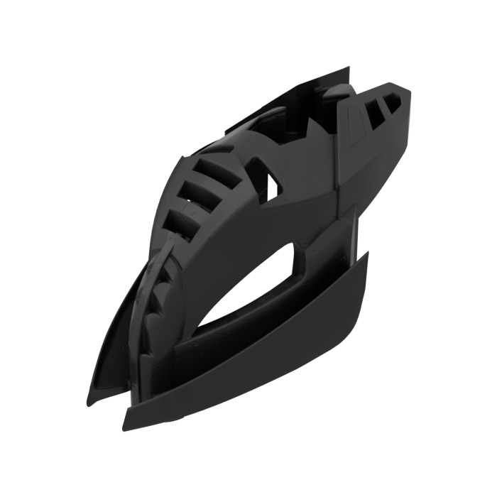 LEGO Black Makuta Mask with 4 Holes in Chin (44815) Brick Owl LEGO