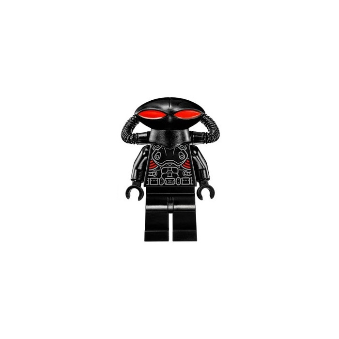 **NEW** LEGO Custom Printed CHROME BLACK MANTA DC Universe Minifigure 