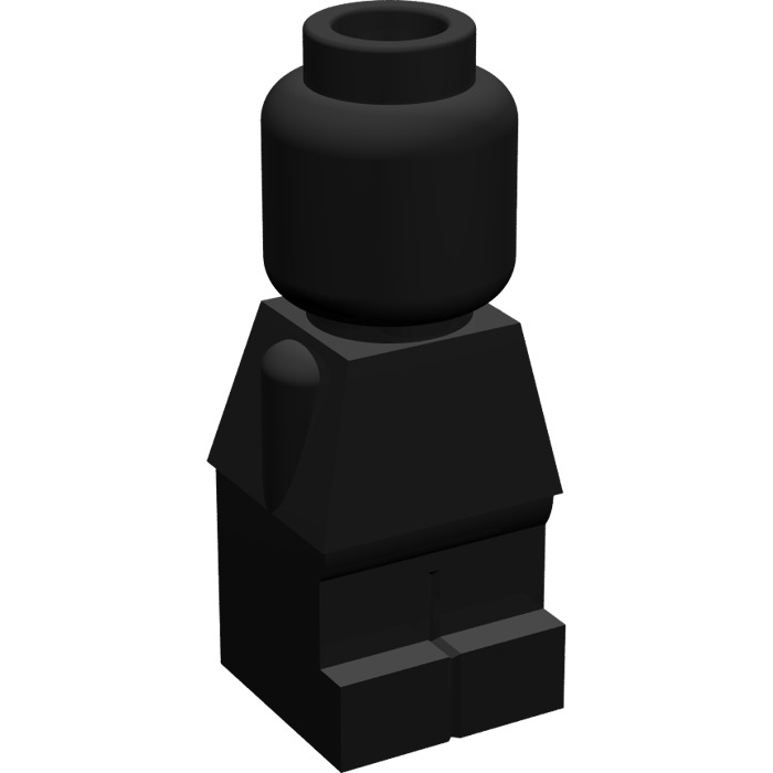 Lego 20 New Light Bluish Gray Body Microfigure Plain Complete Statues Pieces 