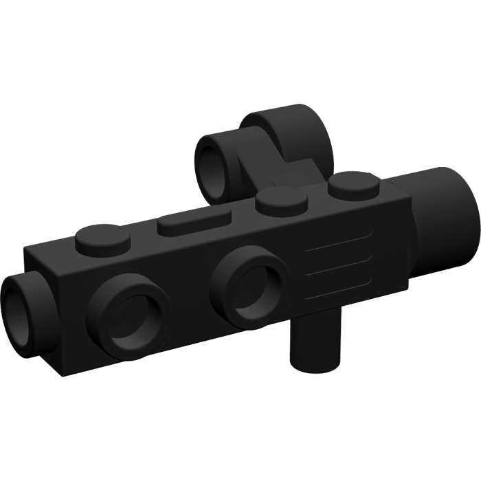 Black x4 4360 Lego Accessory Camera with Side Sight 