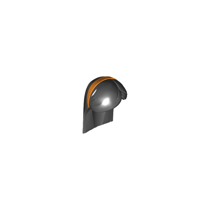 lego minifigure black hair
