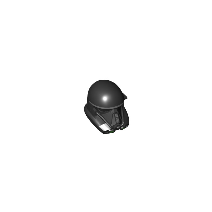 Headgear Helmet Standard with Yellow Badge HP#127 Lego Black Minifig 