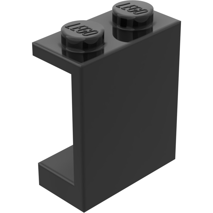 LEGO 4864b @@ Panel 1 x 2 x 2 Hollow Studs @@ TRANS-BLACK 7898 7875 7198 4511 