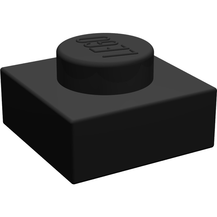 Plate 1x1 3024 schwarz 100x Lego® Platte black NEU 