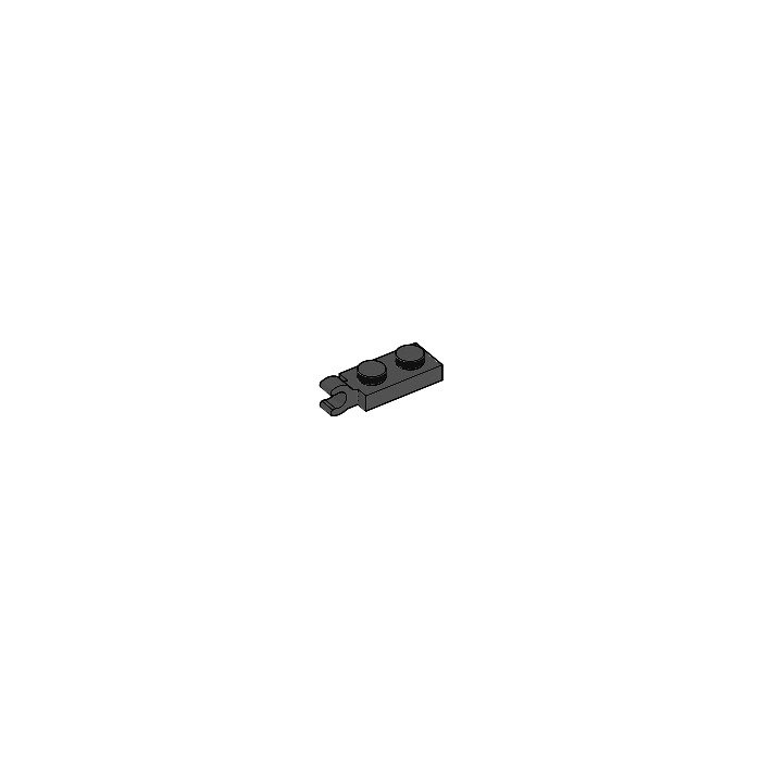 LEGO® Black Plate 1 x 2 with Clip Design ID 63868 
