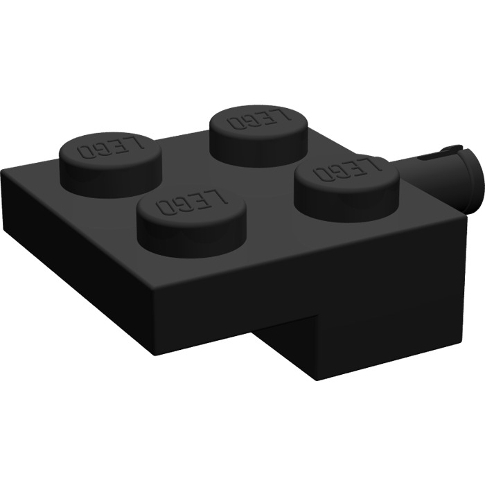 Parts & Pieces 2 x Lego black Bearing element – 6092658 size 2x2, single 