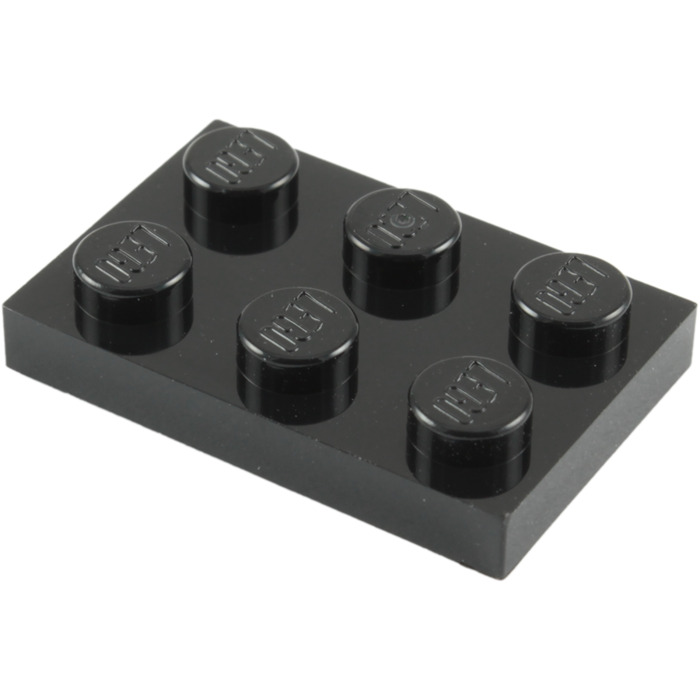 LEGO 8 x Stein 2x3 bedruckt TAXI schwarz black printed Taxi brick 3002px2 