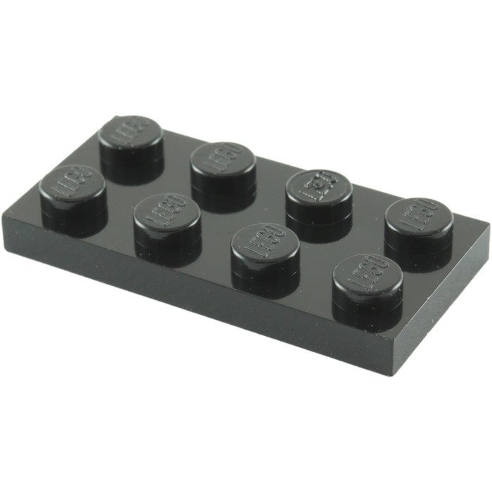 50Stk Black Plates LEGO® 2x4 3020-04 - Platte Schwarz 