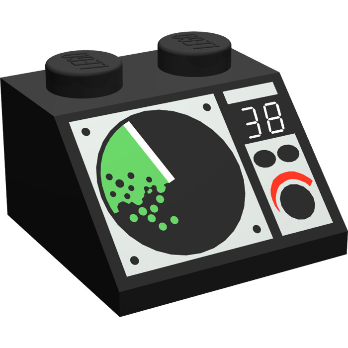 lego-black-slope-2-x-2-45-with-sonar-and-dial-3039-82024-brick