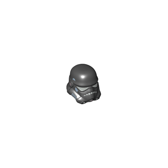 LEGO Black Stormtrooper Helmet with Shadow Trooper Pattern (30408 / ...