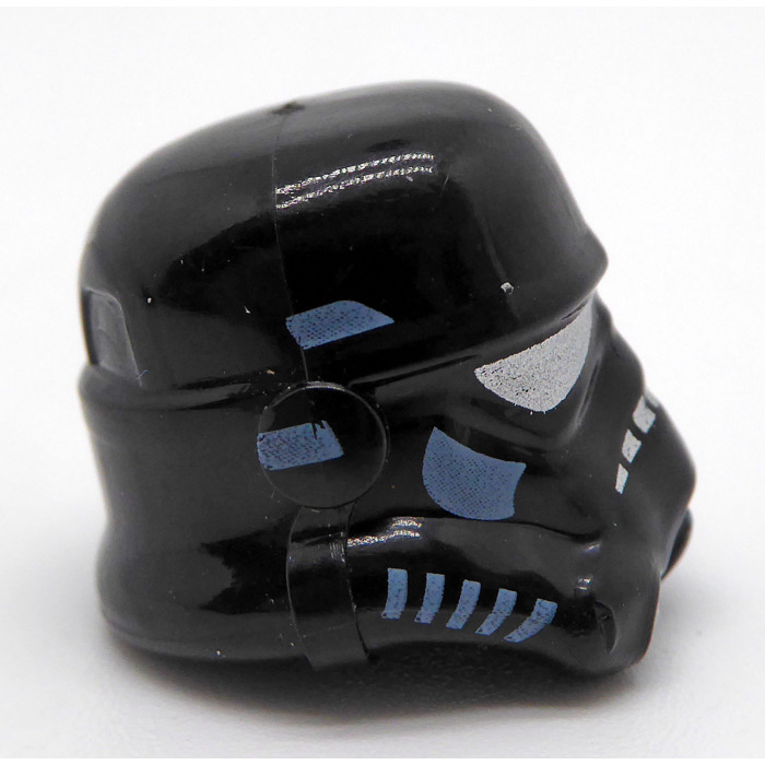 LEGO Black Stormtrooper Helmet with Shadow Trooper Pattern (30408 / ...