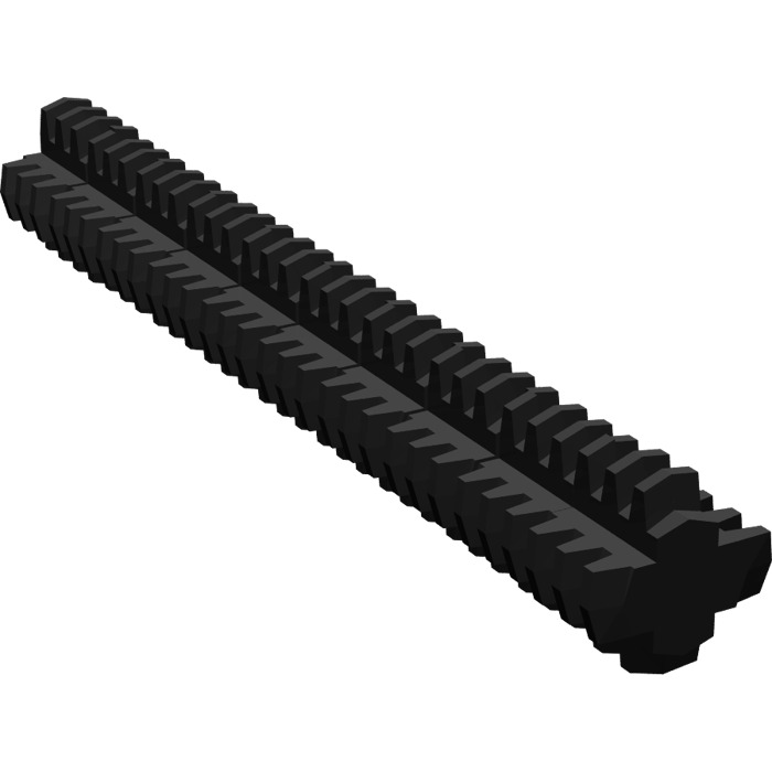 Lego Brick 3705c01 Technic Axle 4 Threaded Blac 