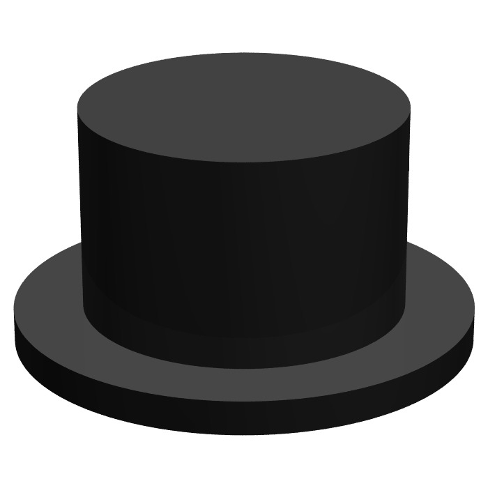 LEGO Black Top Hat (3878 / 88412) Brick Owl LEGO Marketplace