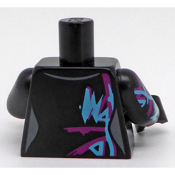 LEGO Black Wyldstyle torso (88585) | Brick Owl - LEGO Marketplace