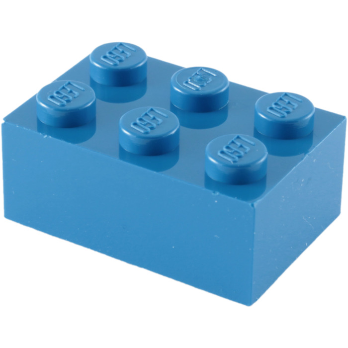 LEGO® 50 Basissteine 2x3 rot red basic brick 3002 