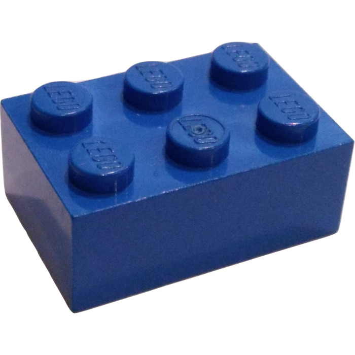 pièces et morceaux 2 x Lego Blue Brick - 300823 taille 1x8