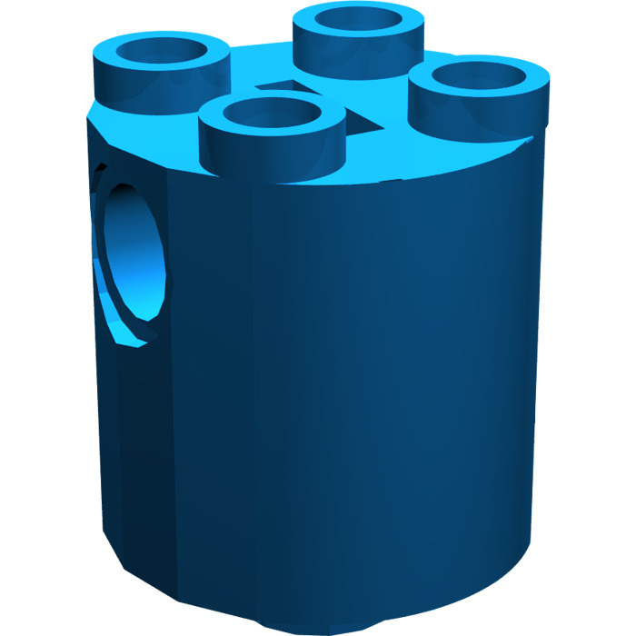 LEGO Blue Cylinder 2 x 2 x 2 Robot Body (Undetermined) | Brick Owl ...