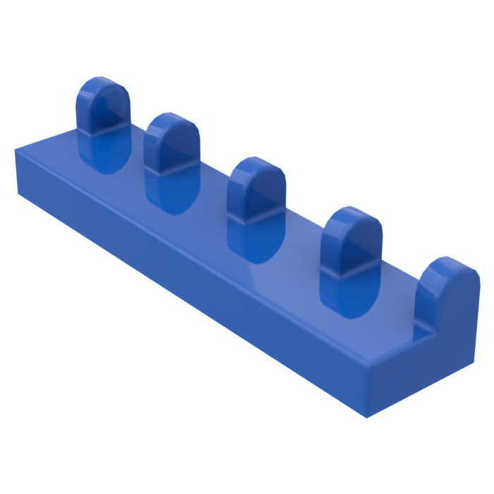 10x Lego 4625 Scharnierfliese 1x4 mit 5 Finger oben weiß 
