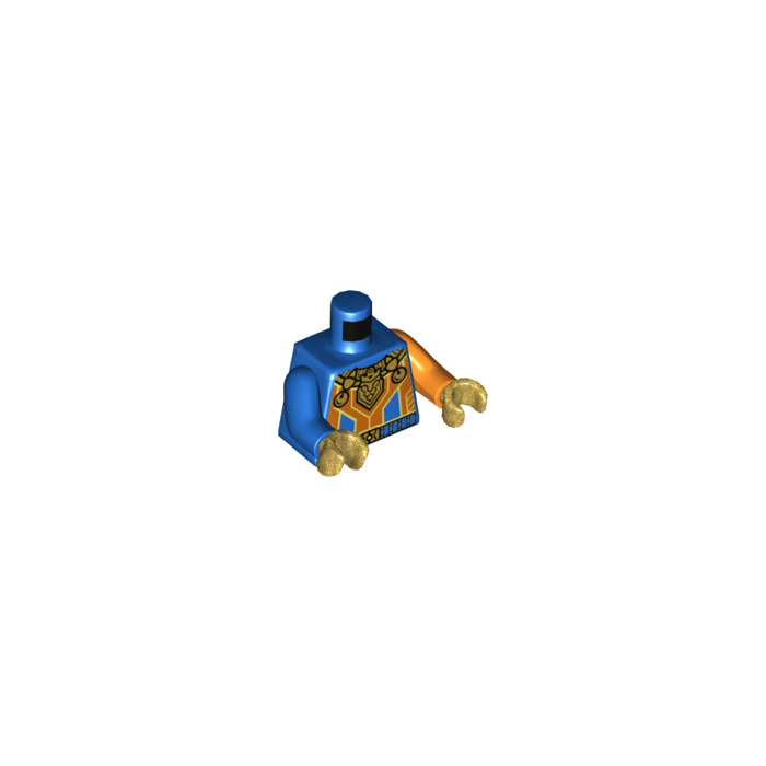 blue lego torso