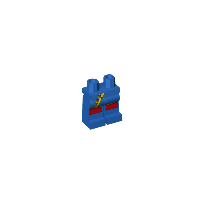 LEGO Blue Ms. Marvel with Blue Suit and Long Arms Minifigure Hips and ...