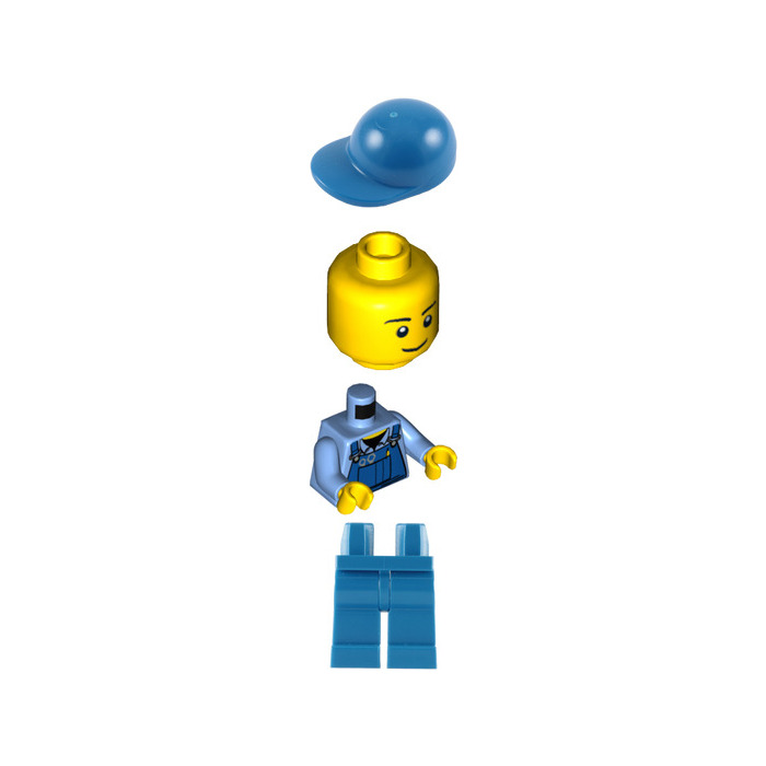 Lego Blue Cap x 2 for Minifigure 