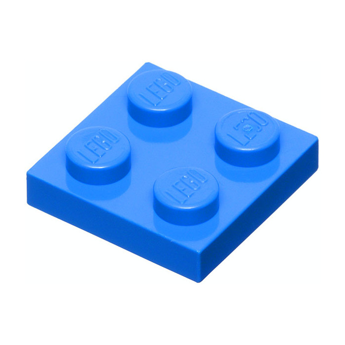 PACK OF 20 *New* Dark Bluish Grey Lego 2x2 Plate 3022 