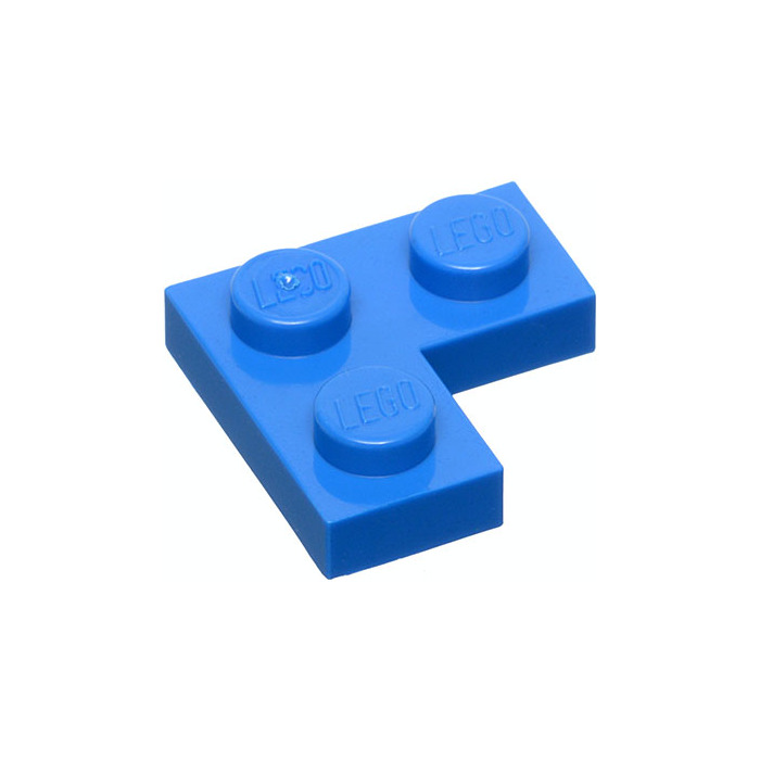 Lego 10 x Platte Eckplatte flach  2x2  2420 blau 