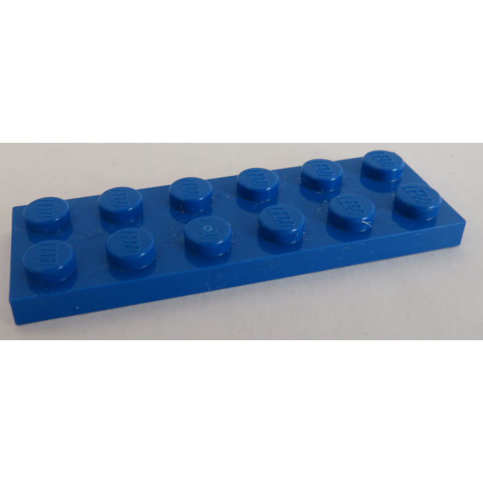 Lego 4x flat plate 2x6 6x2 blue/blue 3795 new 