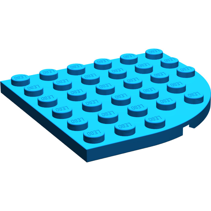 Green Flat 6x6 Round Corner NEW NEW Lego 4 x 6003 Angle Plate 