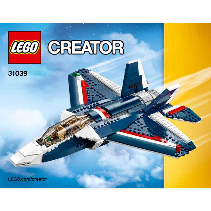 Instrucciones avion lego online