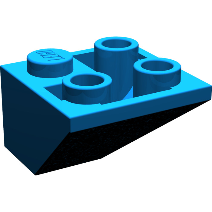Lego 2x slope pente 4x4 triple inverted 4854 Bleu/Blue/Blau 