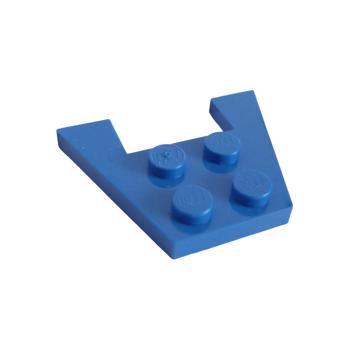 LEGO 4859 @@ Wedge x2 @@ GREEN @@ VERT Plate 3 x 4 without Stud Notches 