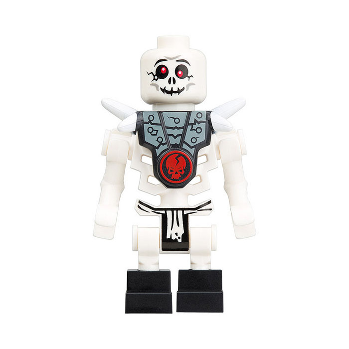 Lego 4 x Skelett Arm Hand 93609  weiß abgewinkelt  Krazi Bonezei Nuckal Chopov 