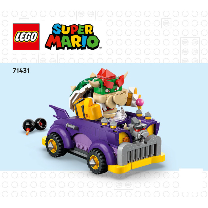 LEGO Bowser's Muscle Car Set 71431 Instructions