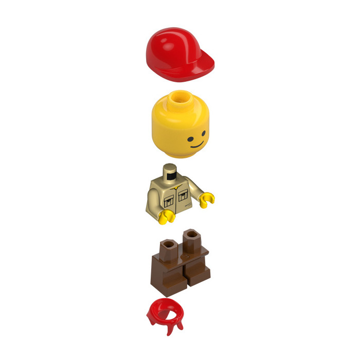 LEGO Boy Scout With Red Cap Minifigure Brick Owl LEGO Boy Scout With Red Cap Minifigure Brick Owl