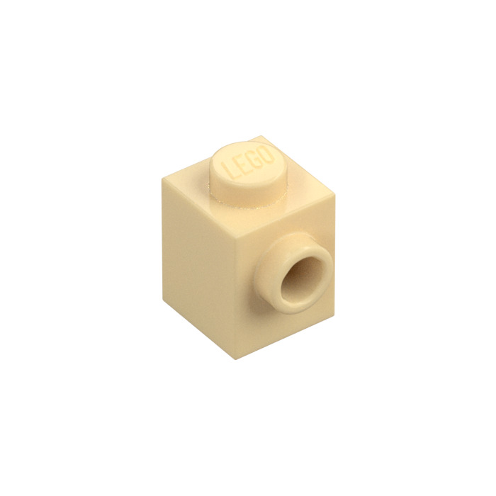 オフホワイト　Ｌ LEGO Brick 1 x 1 with Stud on One Side (87087) | Brick Owl