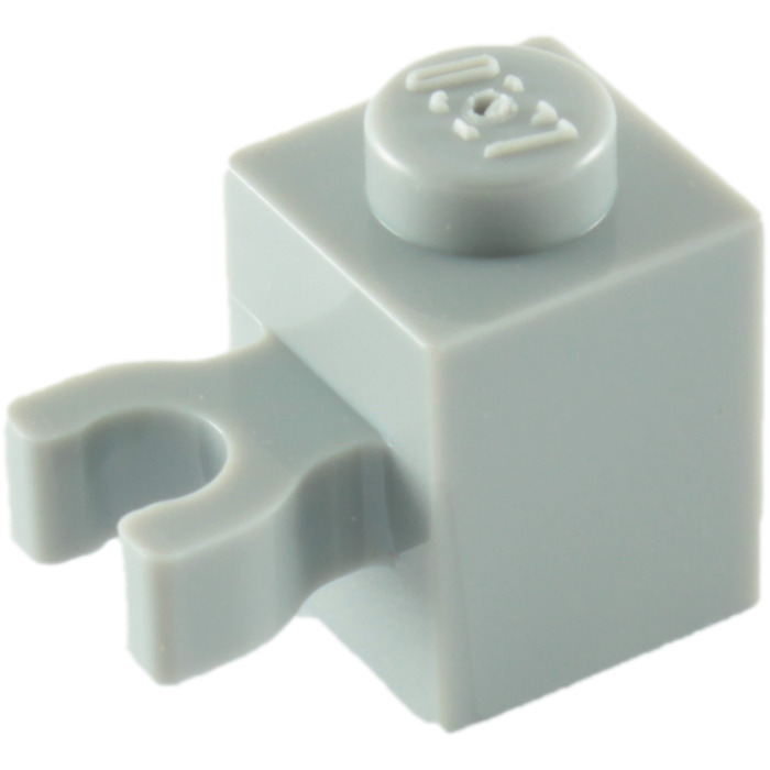 Lego 5 New Medium Dark Flesh Brick Pieces Modified 1 x 1 with Vertical Clips 