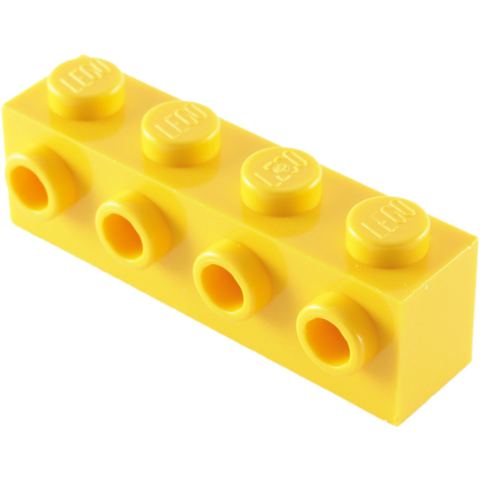 Schwarz 30414 Neu LEGO 4x Lego Brick Modified 1x4 4 Studs Im 1 Side Schwarz 