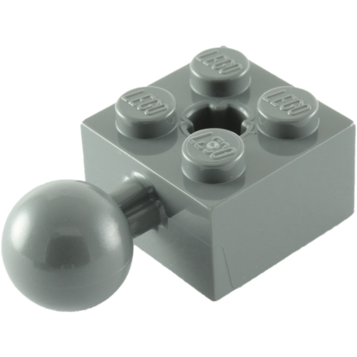 New LEGO Dark Bluish Gray Technic Brick Modified 2x2 Ball & Axle Hole 57909b x25 