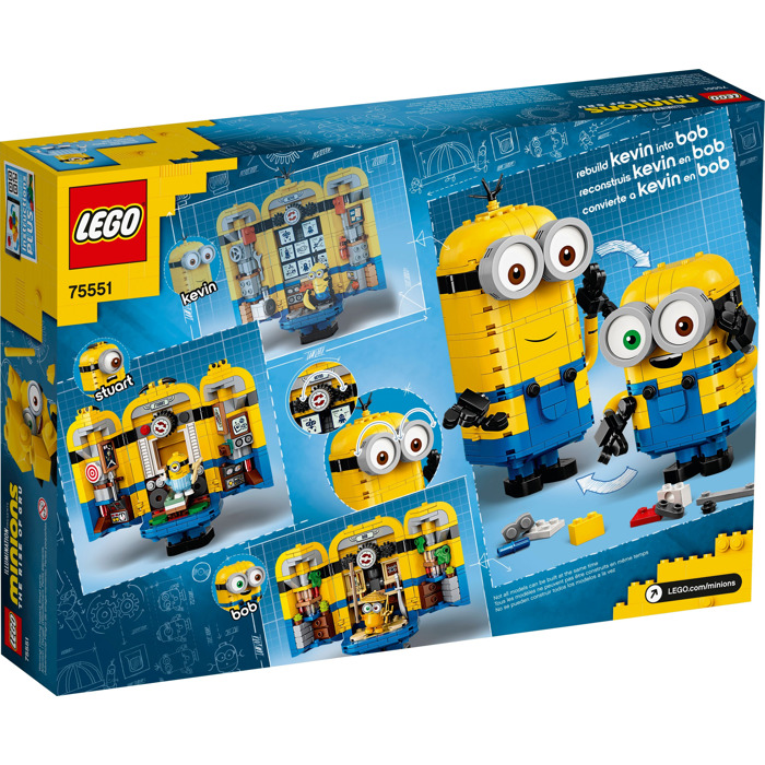 LEGO Brick-built Minions and their Lair 75551 Packaging | Brick Owl ...