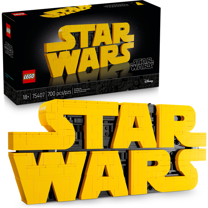 LEGO Brick-Built Star Wars Logo Set 75407 Brick Owl LEGO