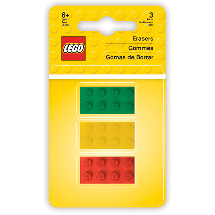 LEGO Brick Erasers 3 Pack (5005581) Brick Owl LEGO Marketplace