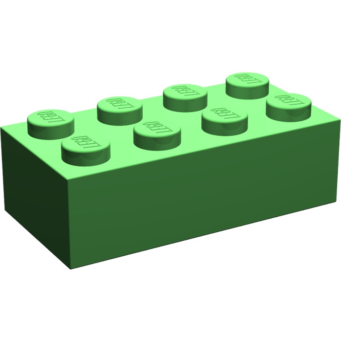 New New Brick 2x4 6 x lego 3001 Brick Dark Green, Earth Green Green Dark 