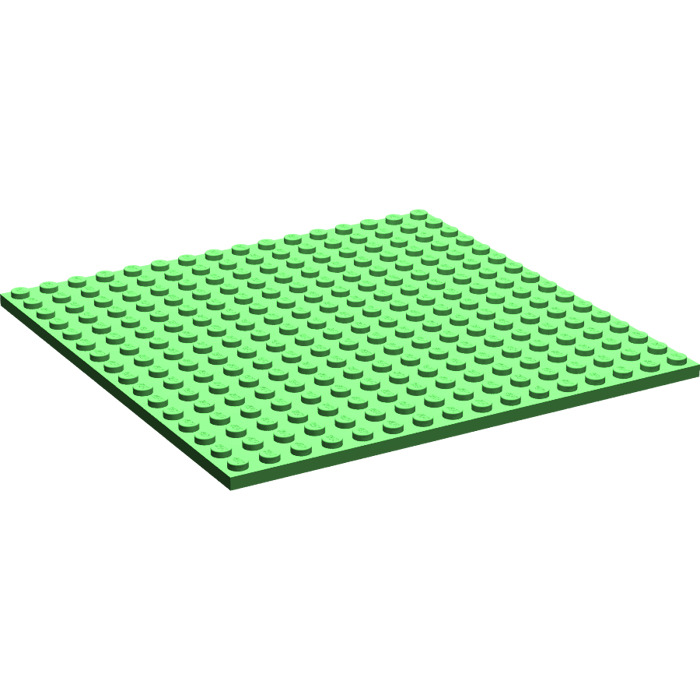 91405 NEW ! Part Piece City Creator 1x LEGO Bright Green Plate 16 x 16 