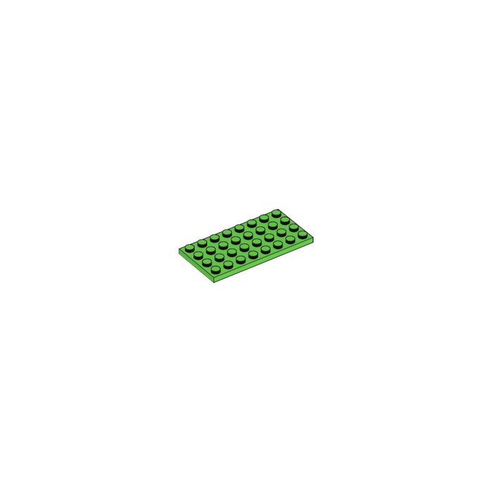 3x Lego 3035 Platte 4x8 hellgrün bright green 