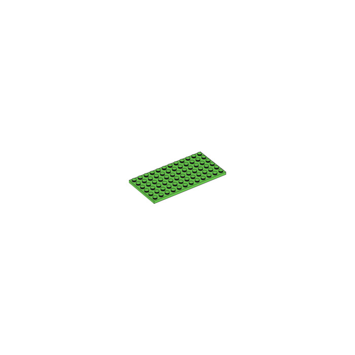green Lego 1x Platte 6x12-3028 plate grün c